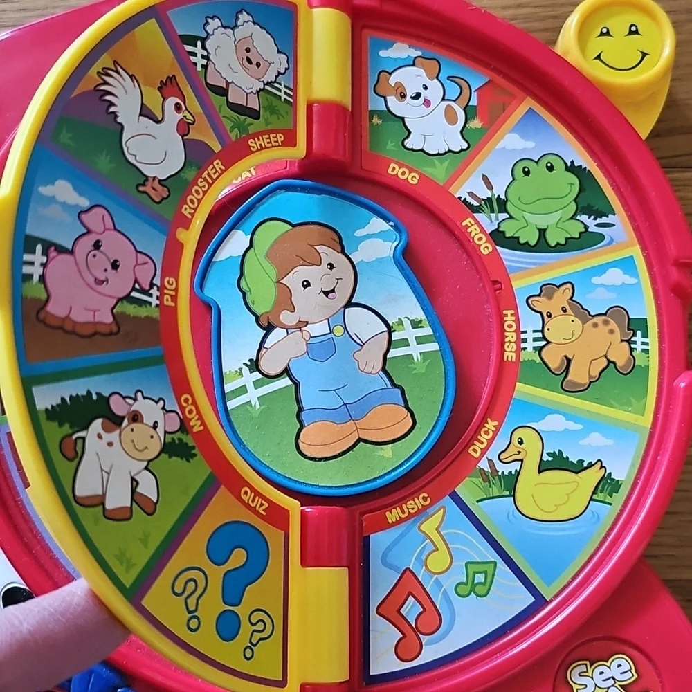 2003 Mattel See 'n Say The Farmer Says Learning Game Animal Sounds Toddler Toy